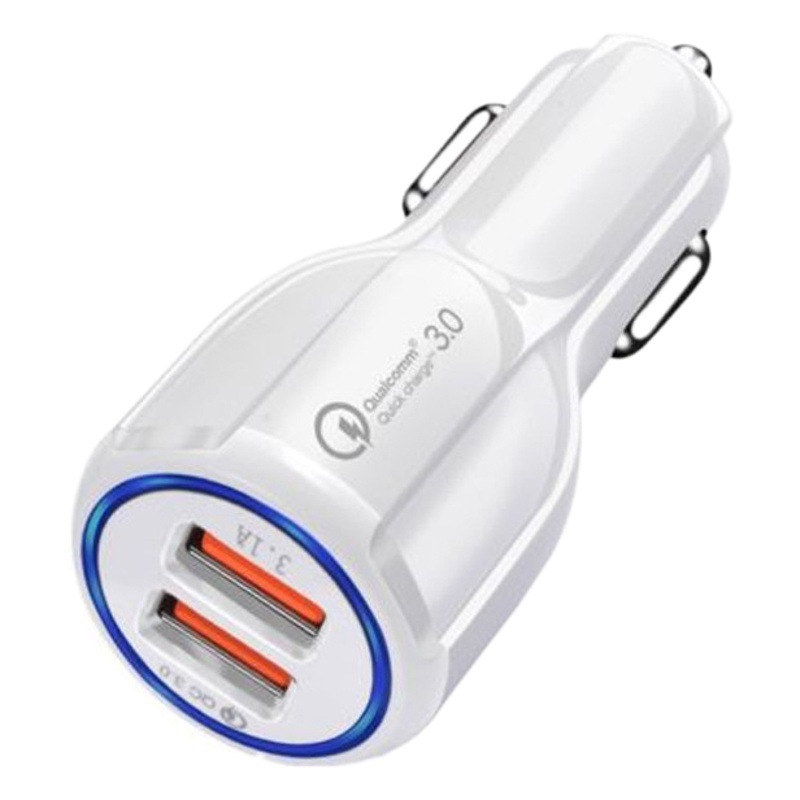 Bowling car car charger 3.1A & QC3.0 fast charging dual USB charging port for basic models