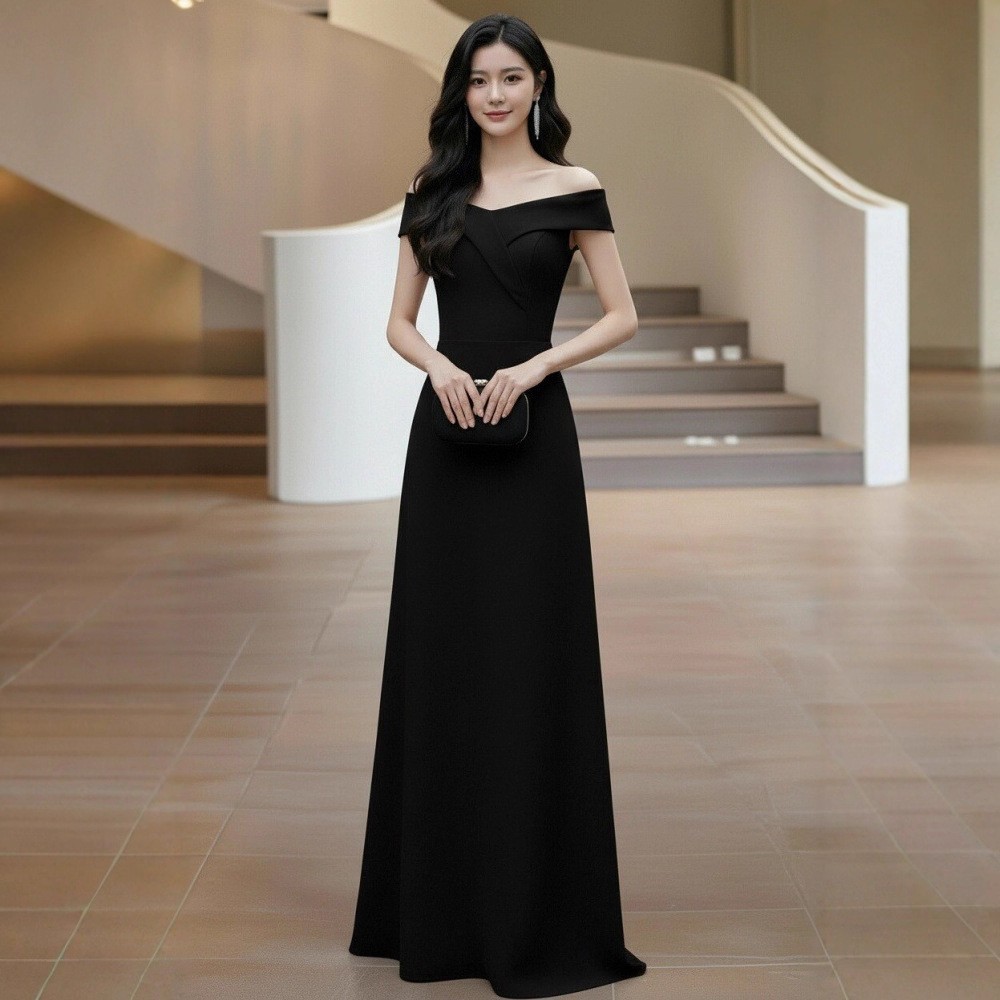 White evening dress