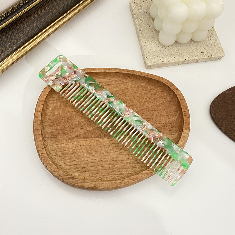 23g Weight Hair Combs Hair Accessories Type 1 Piece Quantity Holiday, Daily Occasion Acetic acid sheets Material Geometric Pattern Women's Gender Stoving Varnish Design Simple Style, Classic Style Style Women's Simple Style Classic Style Geometric Acetic Acid Sheets Stoving Varnish Hair Combs 6