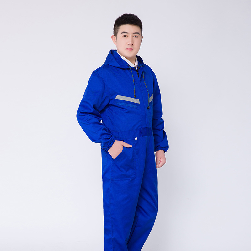 Moda Monos de una sola pieza encapuchado primavera y otoño de manga larga reparación de automóviles reparación fábrica taller decoración desgaste resistente al trabajo protección herramientas