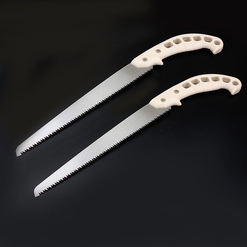 木工塑柄小手锯 淬火锯齿手工据伐木修枝锯 家用sk5钢园林小手锯