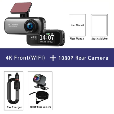 Driving recorder Ultra-High Definition Front and Rear - standard-4k-front-rear