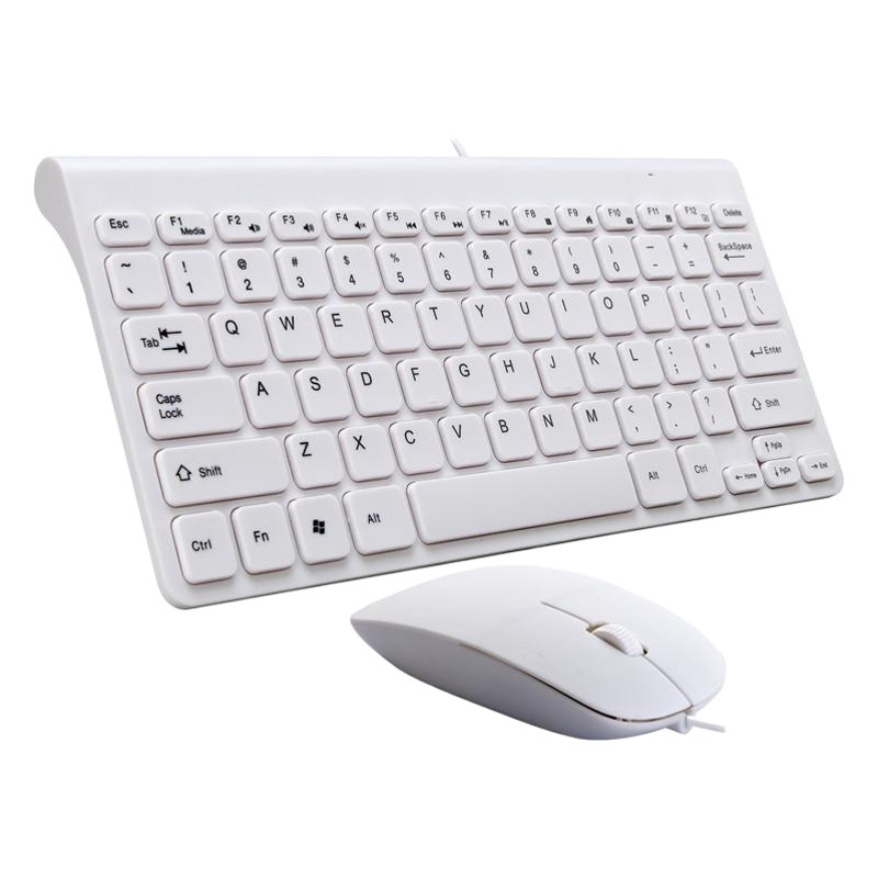 Teclado con cable traje de ratón mini ratón del teclado de chocolate de escritorio portátil universal fabricante de producción