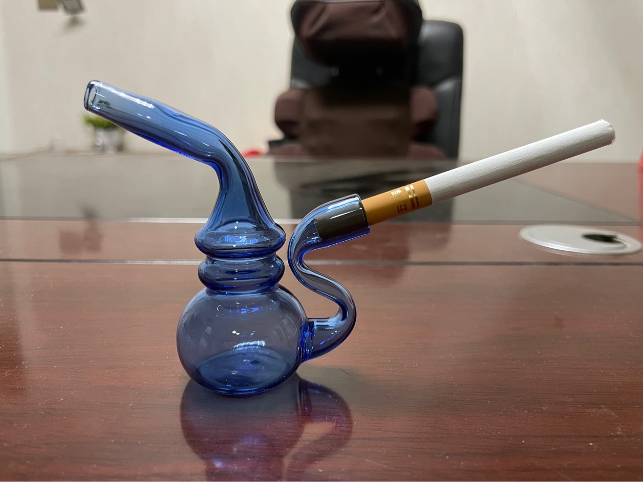 迷你过滤焦油玻璃水烟壶烟斗工艺品烟嘴烟具旱烟葫芦多功能-阿里巴巴