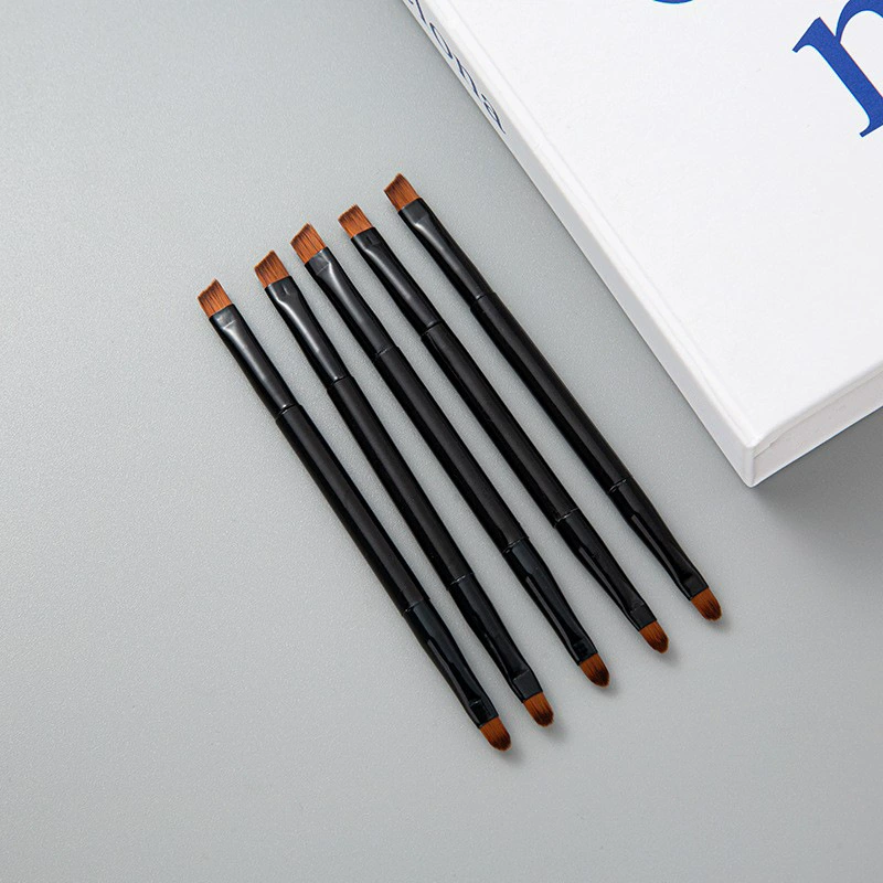 Двойная кисть для бровей скошенная кисть для бровей Макияж кисть для бровей детали кисти для бровей инструменты производители оптом