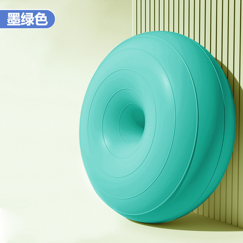 Pelota de yoga de pilates donut bola de manzana engrosada a prueba de explosiones ejercicio fitness recuperación posparto equilibrio estable hemisferio