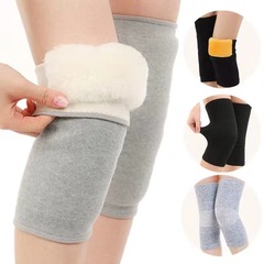 膝保護保温老人防寒足にベルベットを厚くした男性女性膝関節保温保護塗料秋冬騎行