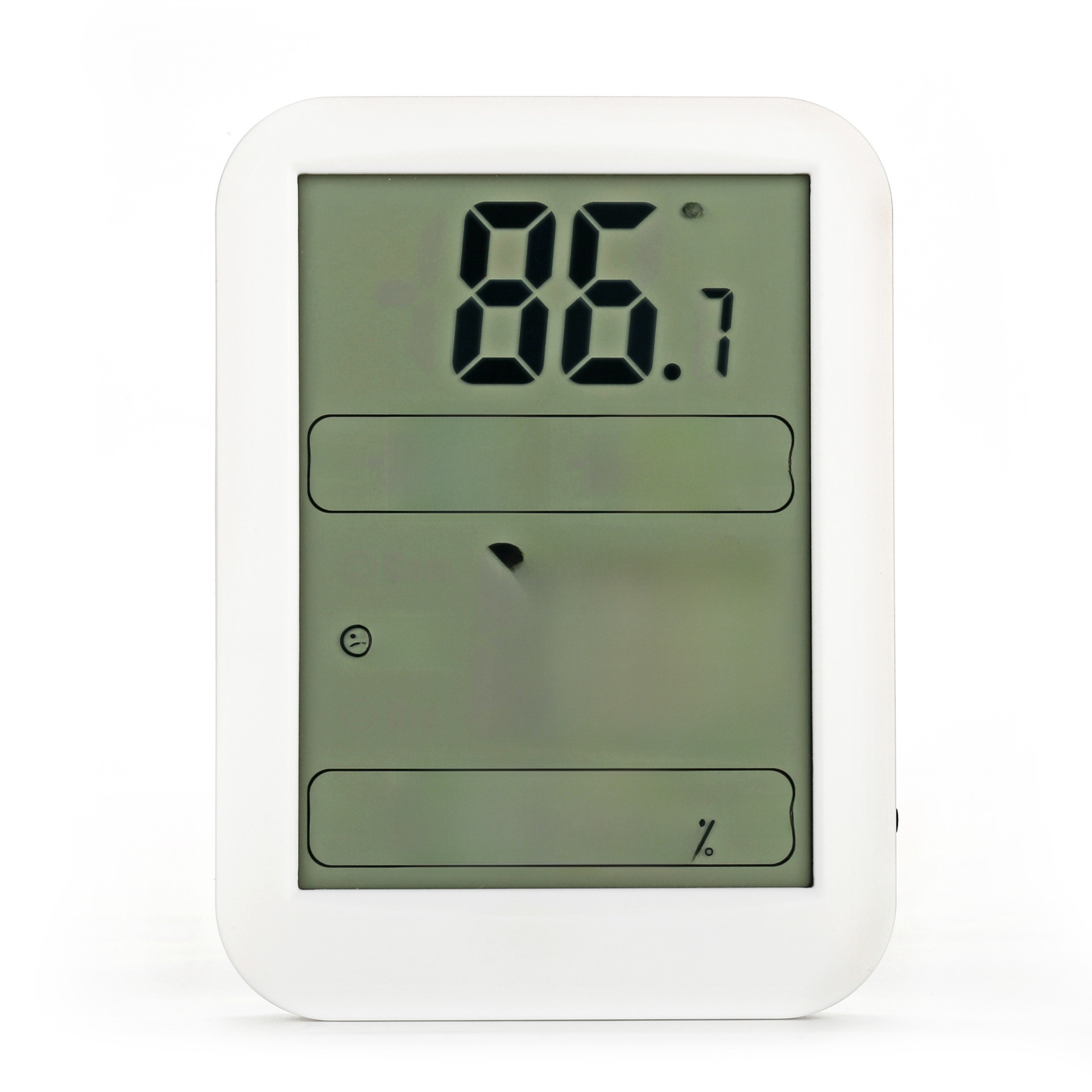 새로운 실내 대형 스크린 화면 높은 온도 및 저온 습도 메모리 높은 정밀도 디지털 온도 및 습도 미터