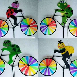 传统怀旧玩具;风车;木质工艺品