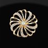 Advanced metal brooch lapel pin, protective underware, pin, Korean style, high-quality style, light luxury style, clips included