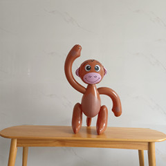Factory Cute Monkey Inflatable Toy Inflatable Cartoon Animal Festival Decoration Tabletop Prop