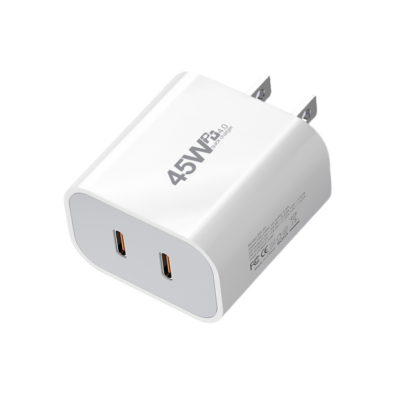 IP16X携帯電話用45W窒化ガリウム充電器45Wオーストラリア規格PD充電器45WデュアルPDアダプタ|undefined