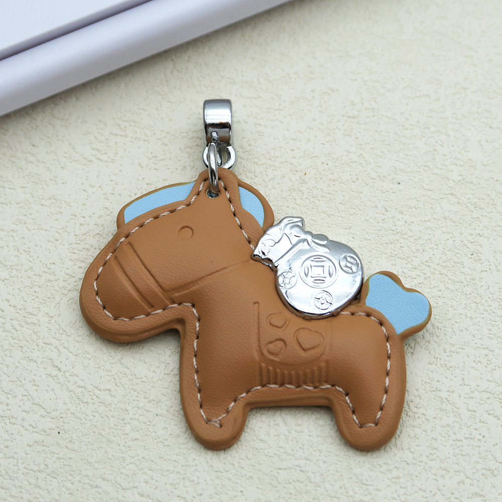 Creative keychain, cartoon pony, pendant