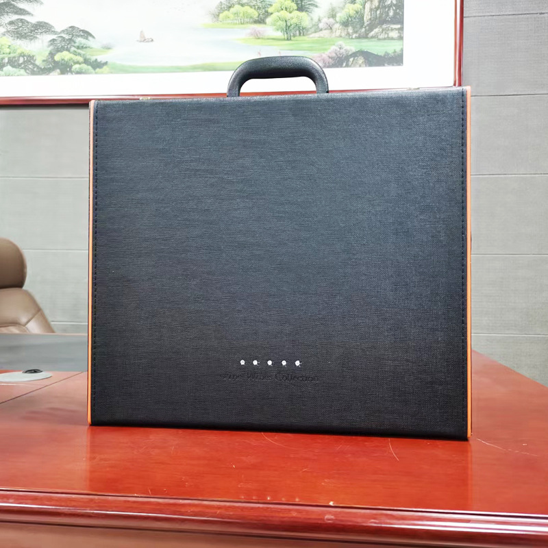 高档4支装钻盒 通用大度瓶重型瓶红酒礼盒新年包装盒可现货加LOGO