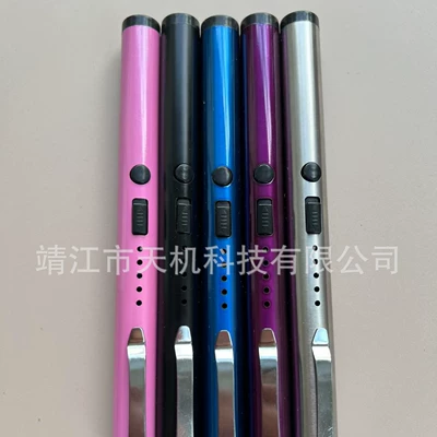 Mini Portable USB Arc Tactical Pen Flashlight with Charging Power Display