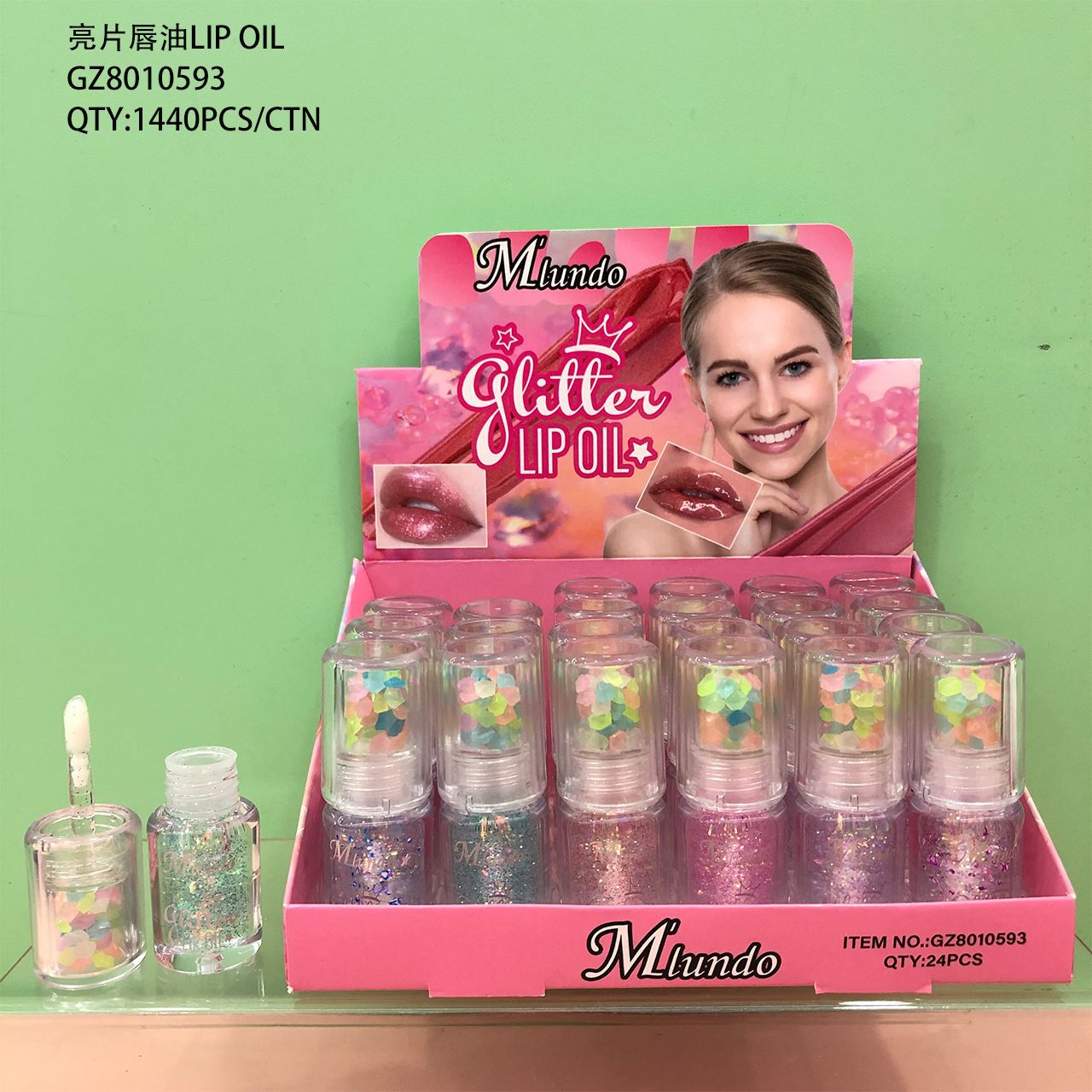 Nuevo Mlundo seis colores de alto brillo concelador blush sequinilla decolor óleo labial invisible barra de concelador maquillaje al por mayor