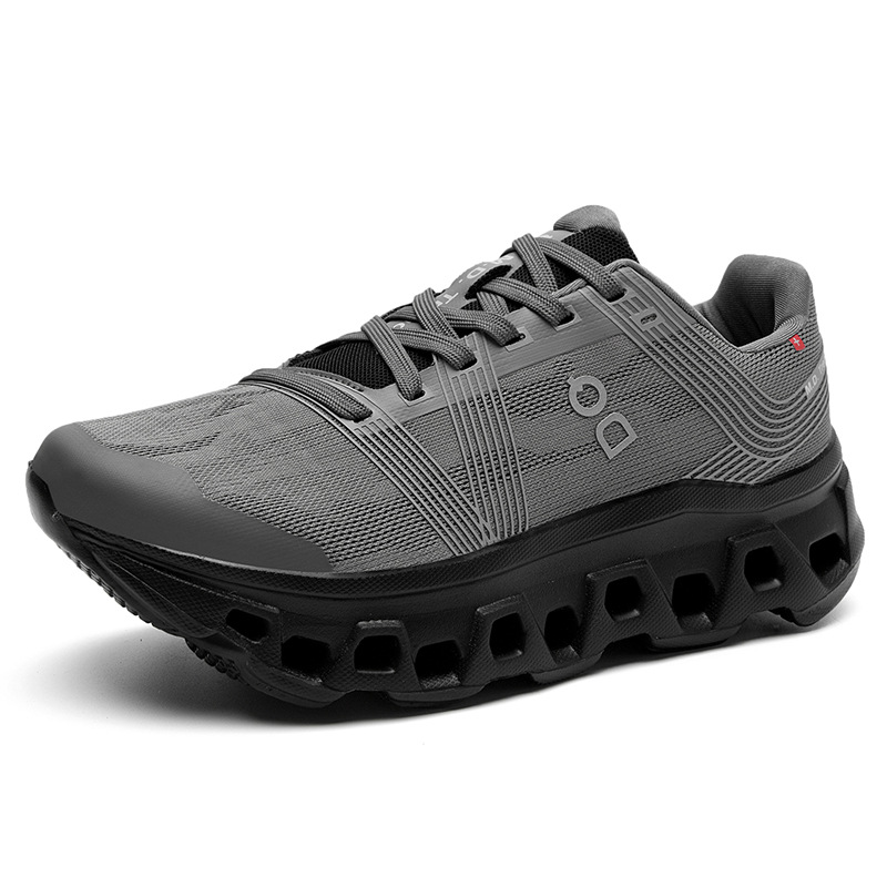 Zapatos de hombre nubes de amortiguación de malla transpirable entrenamiento ligero correr zapatillas deportivas casuales diseño de color anti-deslizante bajo