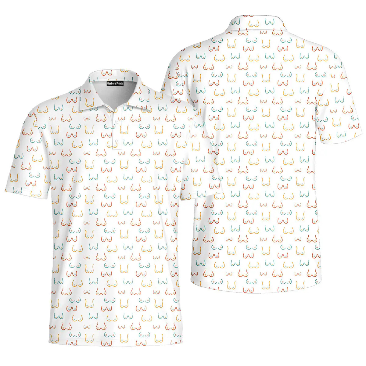 Herren Poloshirt Mit 3d Digitaldruck Hochwertiges Kurzarmhemd_voghion.com