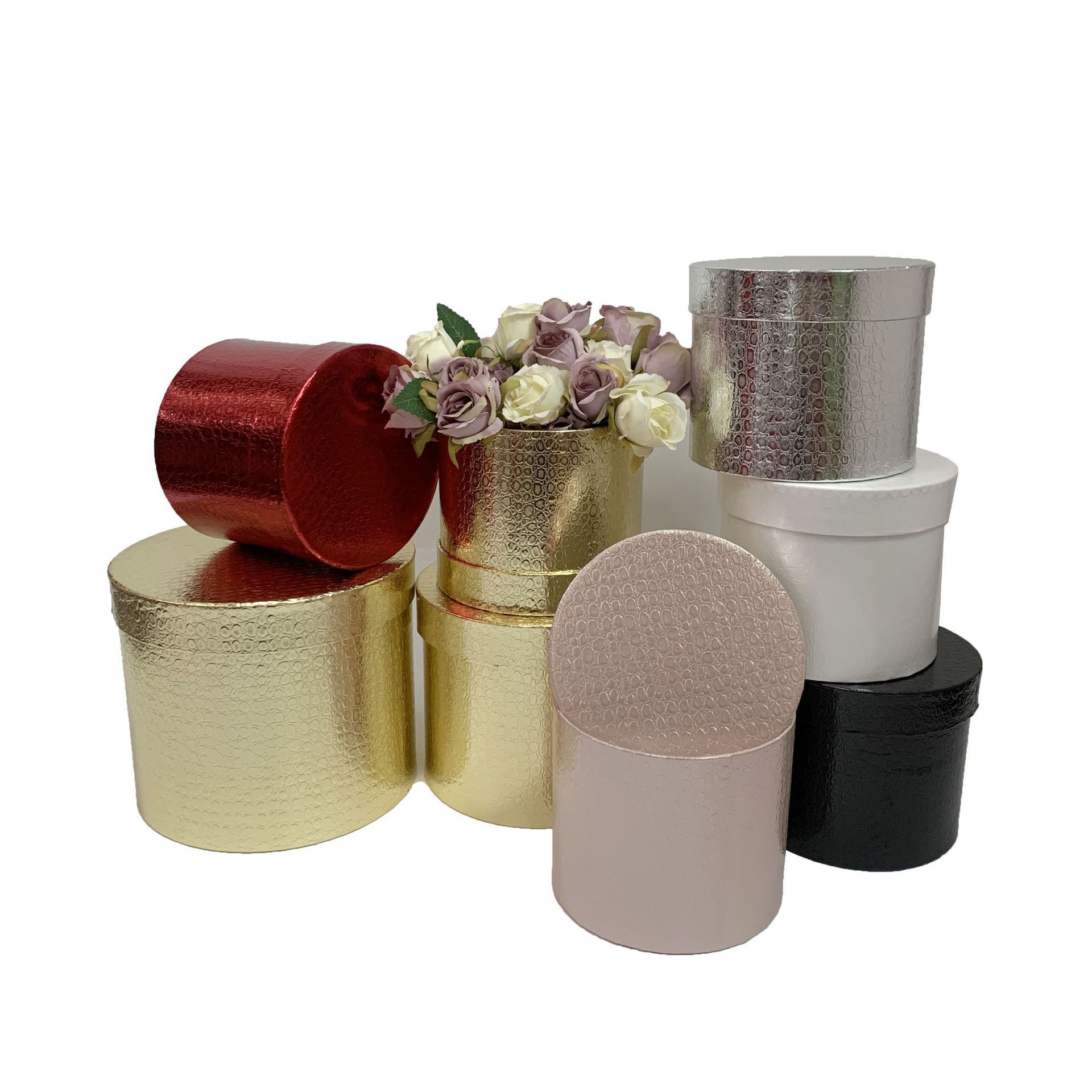 圆筒礼品盒伴手礼盒七夕小清新鲜花糖果包装盒生日礼物圆筒包装盒