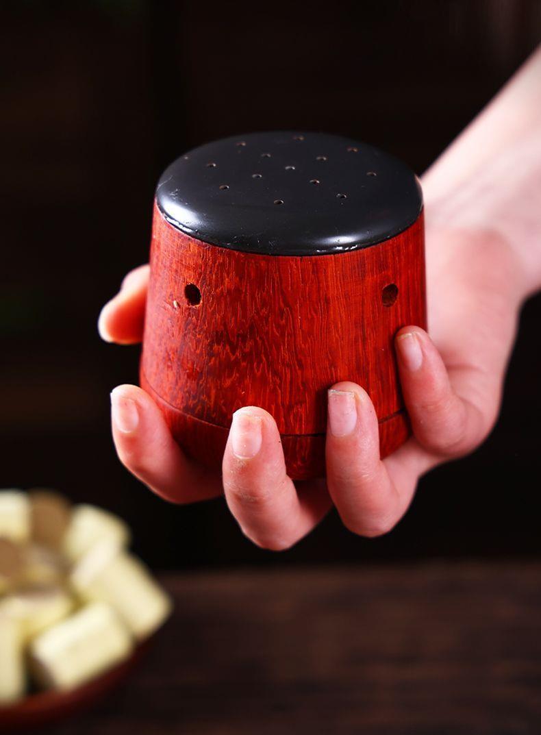 Facial Moxa Stone Moxibustion Jar Peach Blossom Facial Warming Tool Home Spa Beauty Kit with Moxa Sticks specifications