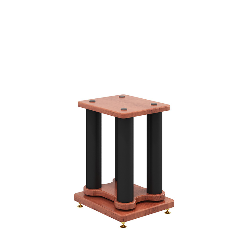 Other – Electric car big tripod Mount Base Bookshelf - 40-high-pair-small-cylinder-top-support-2025-wood-color