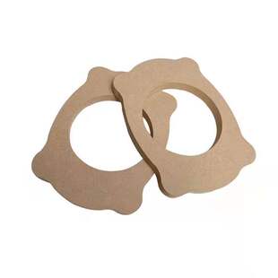 Suitable for Toyota Corolla/Camry car audio modified front door 69 turn 6.5 inch thick wooden horn pad