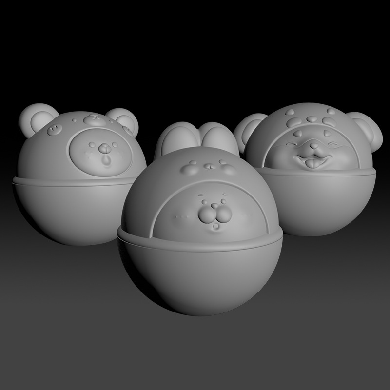 Sanxin animal hockey sobre hielo molde de silicona DIY conejito dibujos animados cubo de hielo molde de hielo de whisky fuente de fábrica