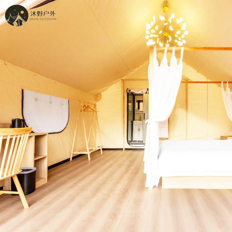 Tienda de campaña residencial al aire libre parque de gama alta lugar escénico Resort Parque Ecológico alojamiento tienda de campaña Hotel fabricante