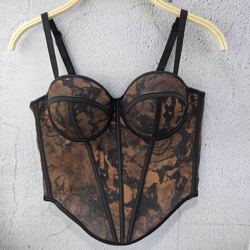 Backless Lace-Up Sexy Sleeveless Suspender Women's Hot Girl Outer Wear Bow Summer Waist French 2025 Top