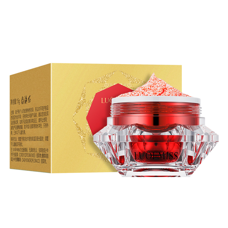 Crema Esencia Luofan Beauty Cordyceps, Lujosa, Hidratante y Nutritiva, Crema Sin Maquillaje para Iluminar, Hidratar y Humectar, Bálsamo de Sangre de Dragón, Venta al Por Mayor