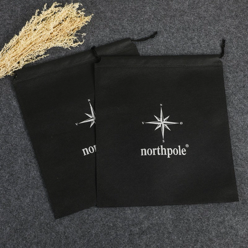 Non-сплетенный мешок ювелирных изделий упаковывая мешок Пылезащитный упаковывать пакет карман шнурок мешок для печати логотипа оптом