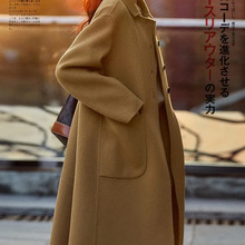 大码女装羊毛大衣女中长款2025秋冬新款宽松高端双面绒毛呢外套
