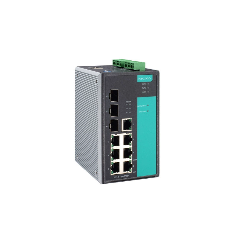 MOXA EDS-510A-3SFP-T промышленный коммутатор