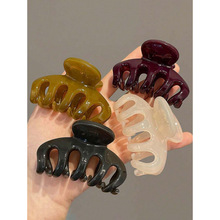 Y 46722 Polka dot hair claw ����߼���ץ�п羳����ͨ����