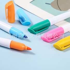 12色可擦白板笔 彩色水性笔 绘画教学 跨境批发 源头工厂批发直供
