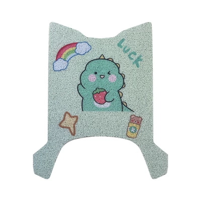 Special Foot Pad Electric Vehicle Electric vehicle foot mat - yadi-white-shark-7090-long-ec-w-side-pedal-version-strawberry-dinosaur