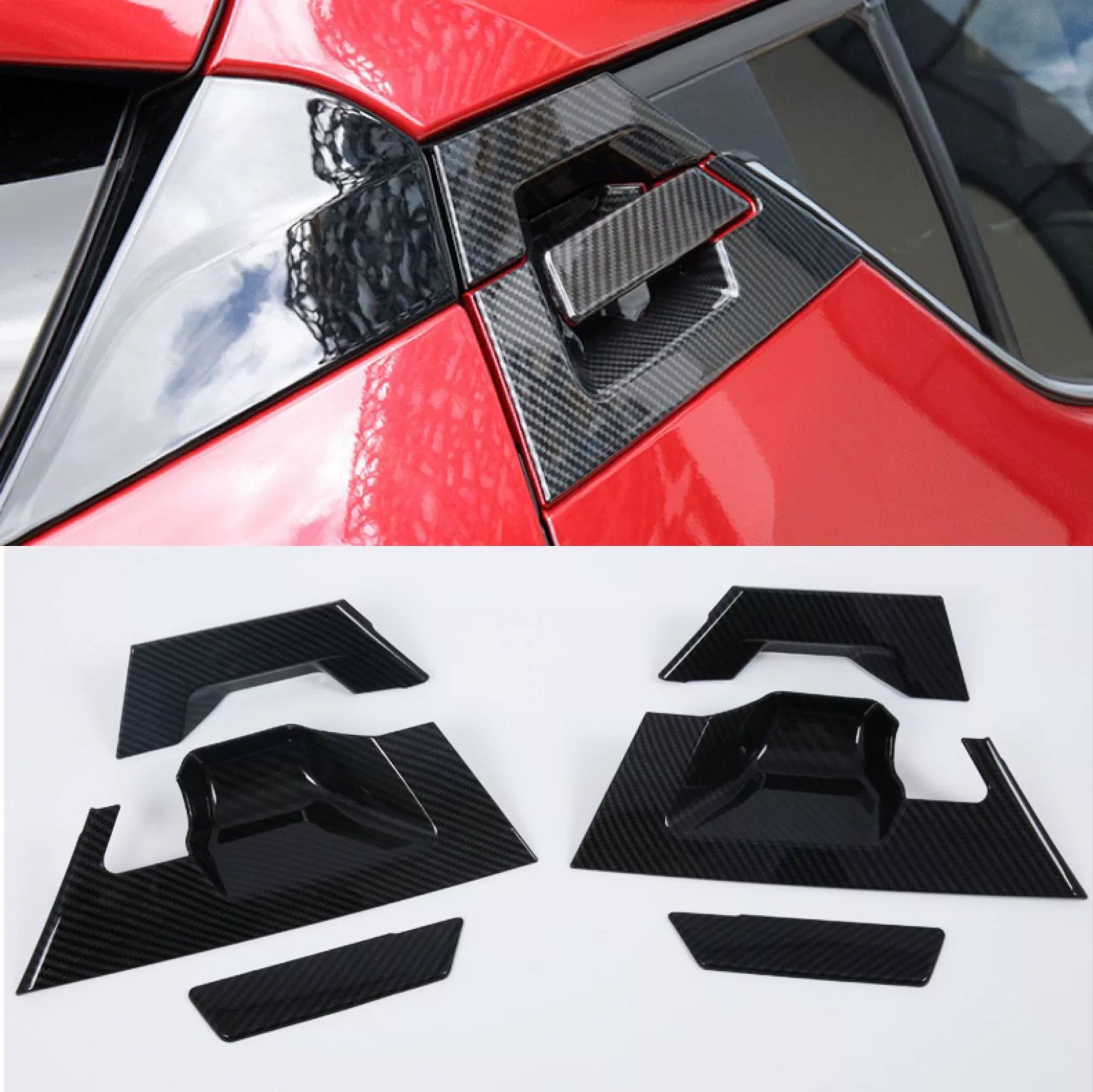 Применимо к 18 модификациям Toyota C-HR задних дверных ручек