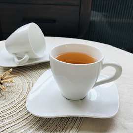 英式陶瓷咖啡杯碟套装家用下午茶杯欧式红茶杯创意早餐牛奶宫廷杯