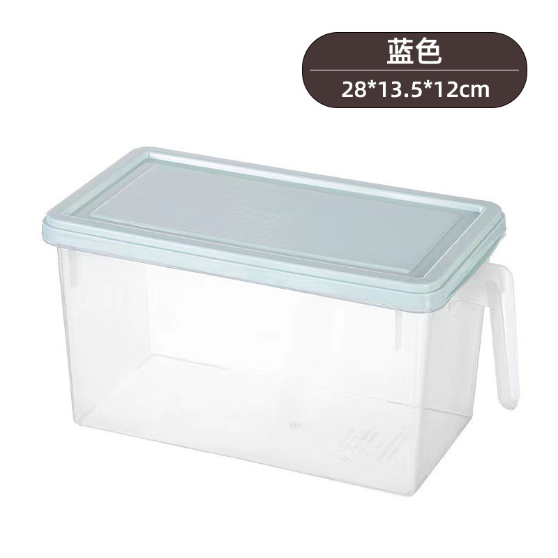 冰箱收纳盒厨房透明塑料可叠加收纳盒鸡蛋水果蔬菜带盖保鲜盒收纳|undefined