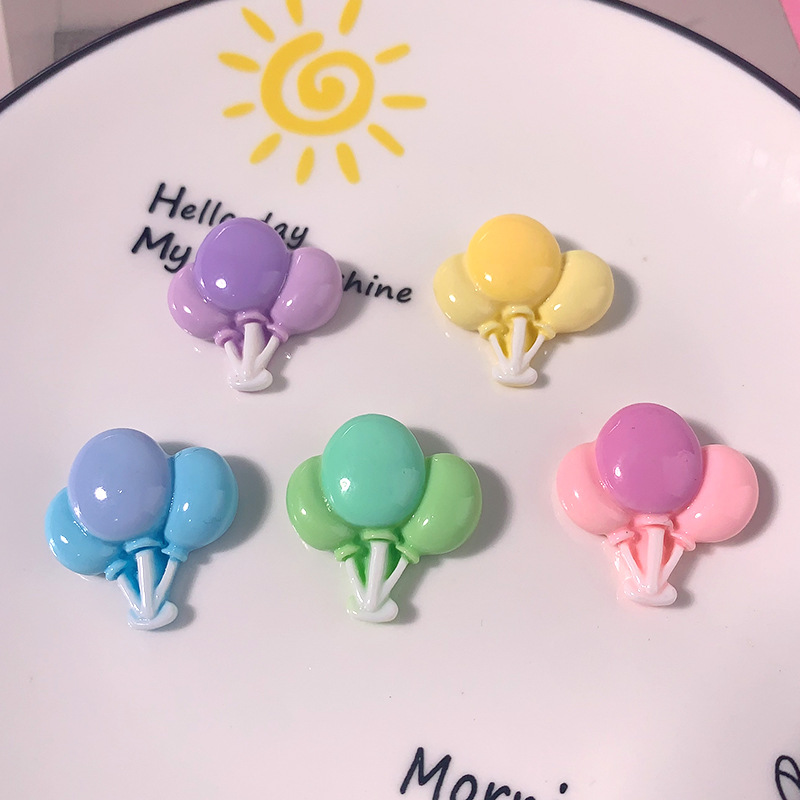 Nueva serie Macron globo diy accesorios de resina crema pegamento clip para el cabello accesorios para el cabello caso de teléfono móvil material de llavero