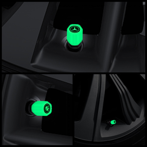 Car luminous valve cap tire valve cap motorcycle electric vehicle vacuum tire valve luminous valve core cover cover