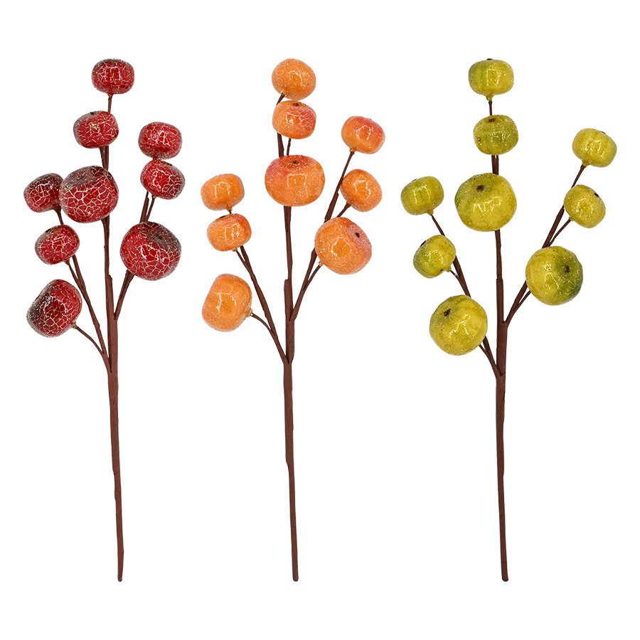 Envío Gratis, calabaza de nueve cabezas de tres puntas, manojo de polvo de oro, flor artificial para el hogar, Navidad, evento de Halloween, accesorios de calabaza