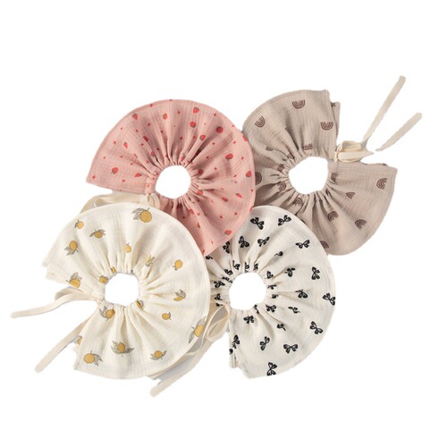 360 adjustable ins pure cotton gauze saliva napkin type A baby newborn saliva bib female baby bib bib
