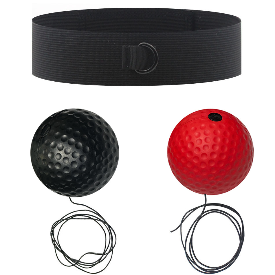 Bola de reacción de boxeo montada en la cabeza Descompresión Bola de fuga Bola de velocidad mágica Entrenamiento para adultos y niños Fitness Entretenimiento Inicio