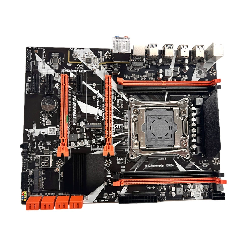 Motherboard x99/x79 (LGA2011) — for E5 V3/V4, DDR4, M.2, USB3.0, 22×28 cm