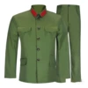 [Top + pants + collar badge + hat + hat badge]