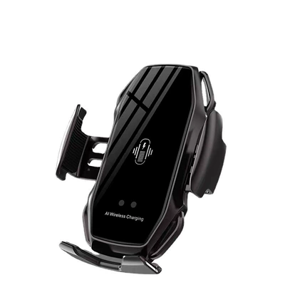 Cross-Border Car Mobile Phone Holder, Car Air Vent Mount, Magnetic Car Phone Holder, Wireless Charging (Car phone holder) - a5-gold-color-wireless-charging-automatic-clamping-infrared-sensor
