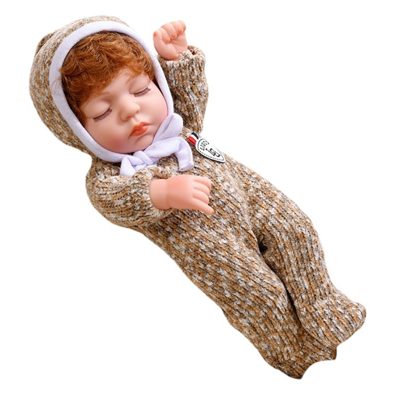 Muñeca renacida 30cm simulación de vinilo muñeca de ojo cerrado muñeca de baño muñeca de vestir muñeca bebé juguete de comercio exterior para niños