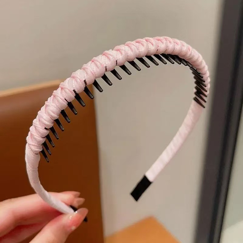 女の子の赤ちゃん用ヘアアクセサリー、髪を傷めないヘアバンド、歯付きヘアピン、小さな女の子用カートゥーンヘアバンド|undefined