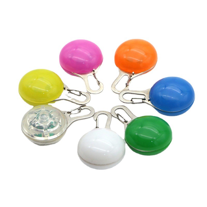 Mascota colgante LED perro caminando luminoso colgante perro anti-perdido Bell etiqueta mascota entrega de una pieza